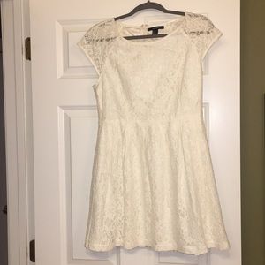 White lace dress